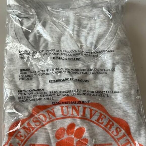 Blue 84 Women's NCAA Officially Licensed Tri-Blend T-Shirt Emblem Clemson XXL - Picture 4 of 6